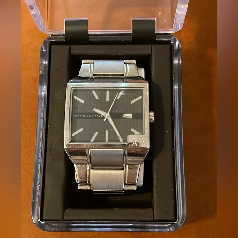 Armani Exchange AX2003 Men’s Stainless-St Watch - Silver w/ Box